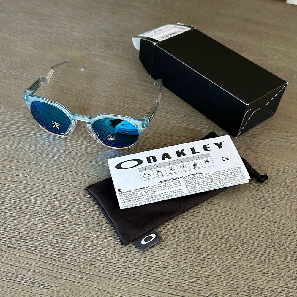 Oakley Blue Ice Prizm Sapphire Polarized Sunglasses